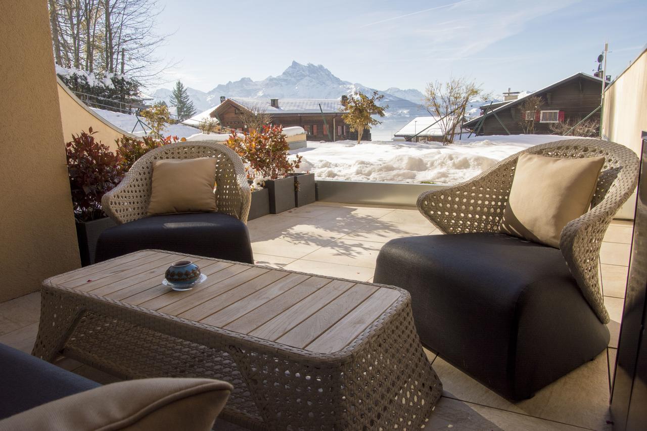 Appartements Dans La Residence Panorama Villars-sur-Ollon Luaran gambar